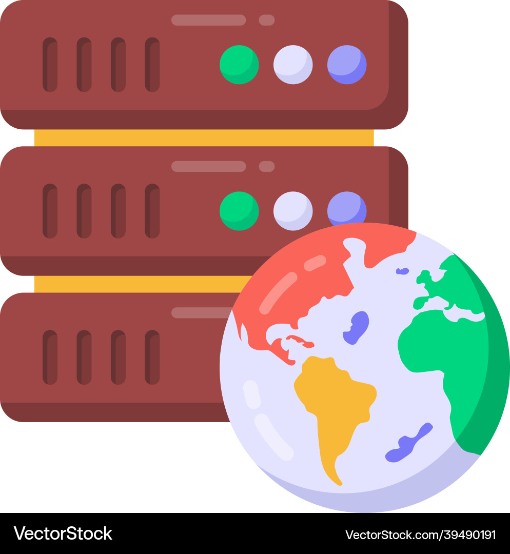 Global database vector image