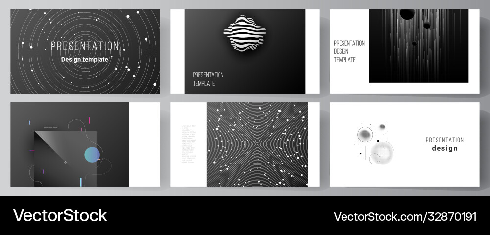 Layout presentation slides design Layout presentation slides design vector image
