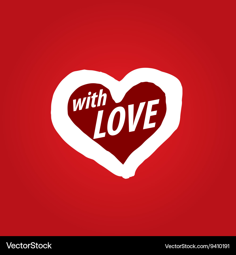 Logo heart Royalty Free Vector Image - VectorStock
