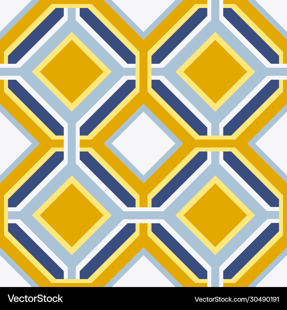 Multicolored rhombuses seamless pattern in retro Multicolored rhombuses seamless pattern in retro vector image