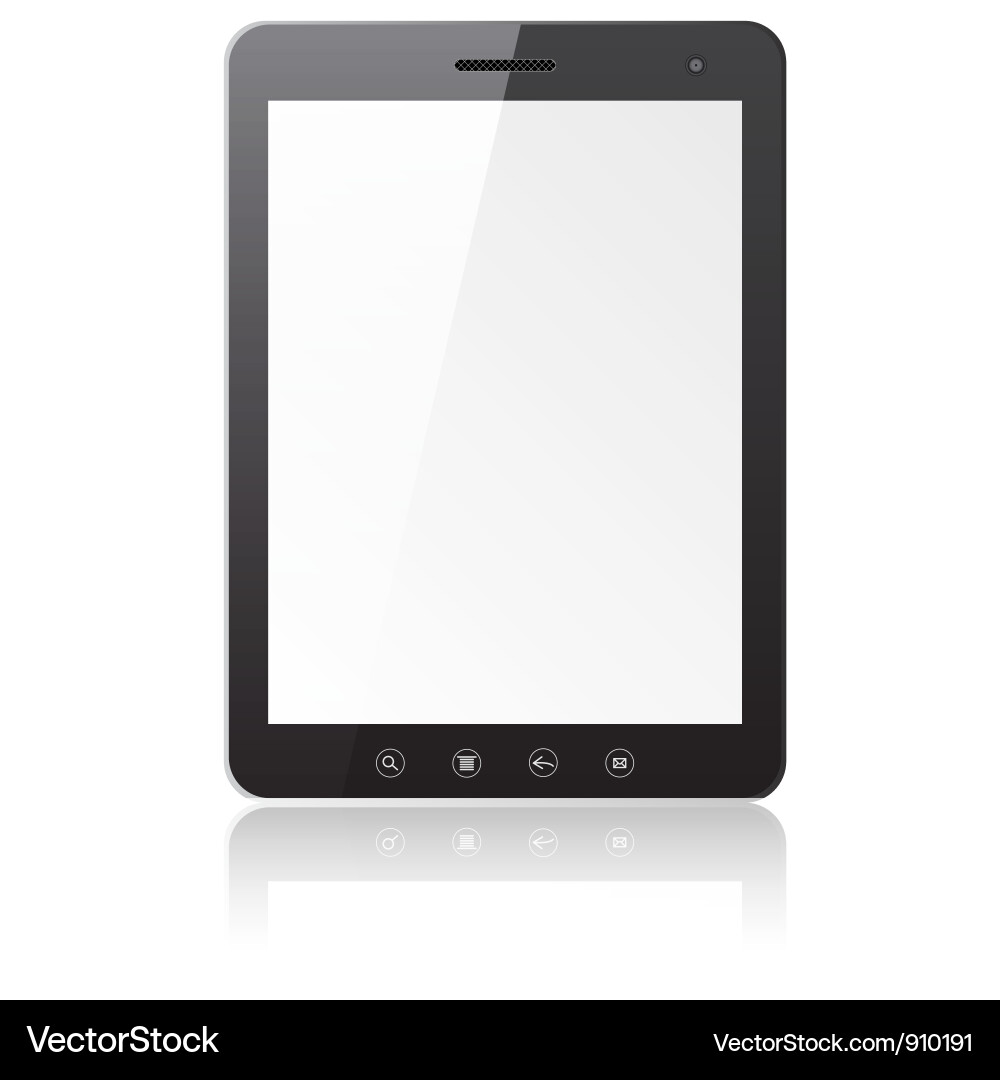 Tablet pc computer Vector Image