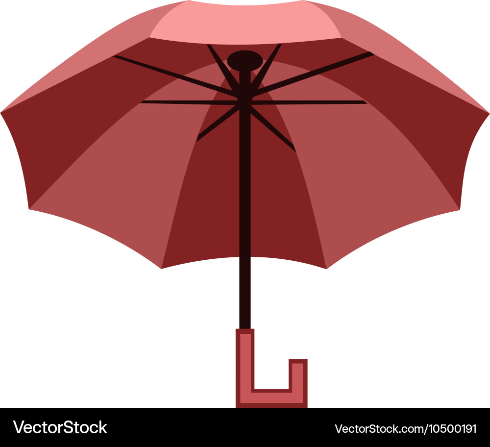 Umbrella isolated icon Royalty Free Vector Image