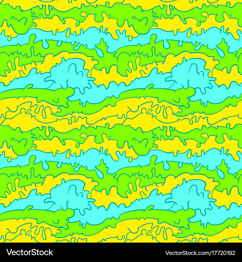 Abstract seamless pattern with liquid substanse vector image