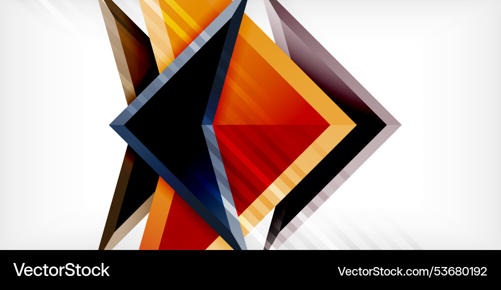 Arrows with 3d effect abstract background Arrows with 3d effect abstract background vector image