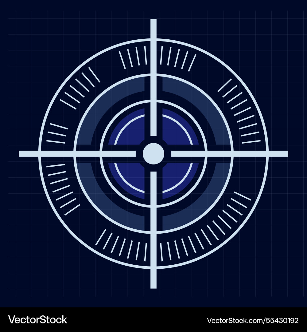 Futuristic hud interface showing loading Futuristic hud interface showing loading Vector Image