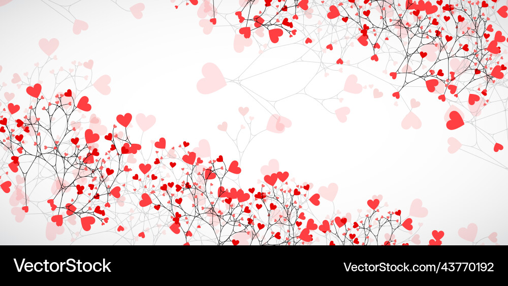 Heart Tree Abstract vector image