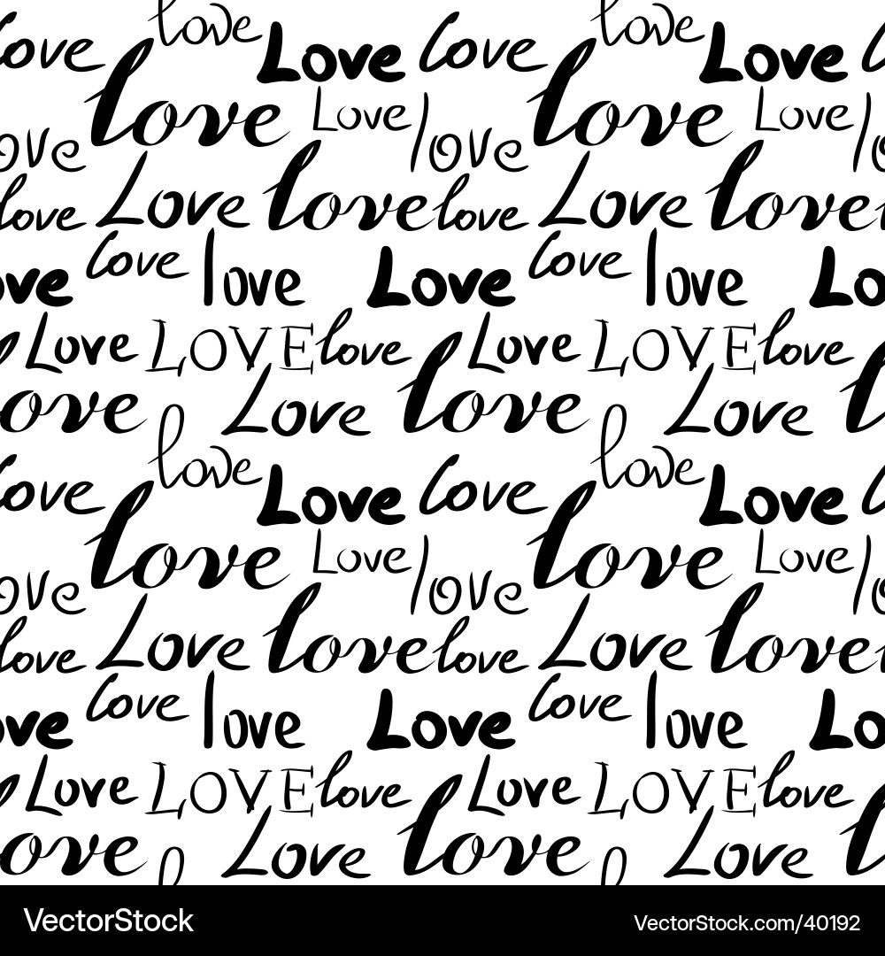 Seamless background with words Royalty Free Vector Image