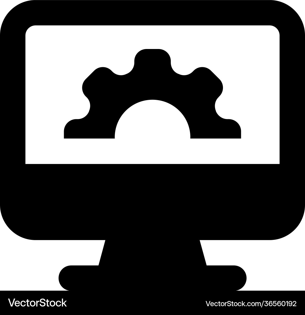 System configuration vector image