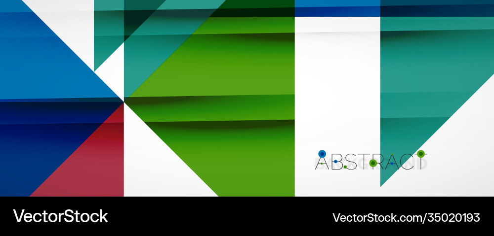 Geometric abstract background techno color Vector Image