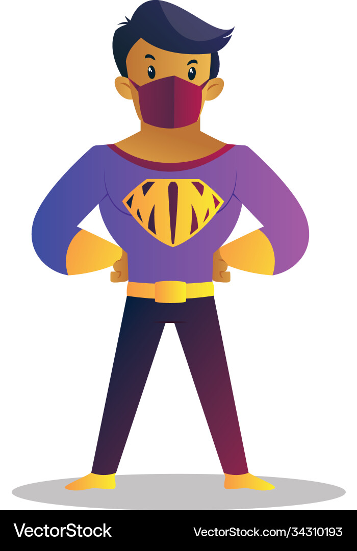 Mask man vector image