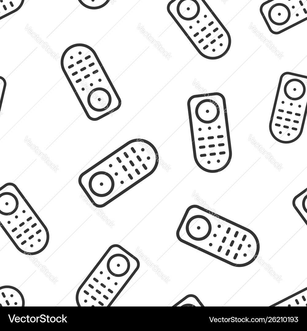 Remote control icon seamless pattern background Remote control icon seamless pattern background Vector Image