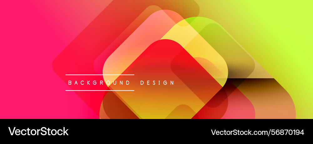 Abstract geometric layers create vibrant gradient Abstract geometric layers create vibrant gradient Vector Image