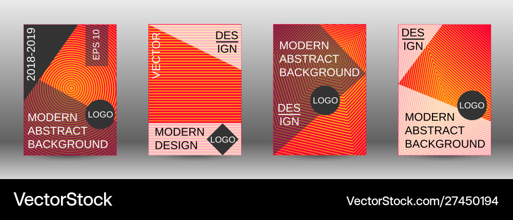 Creative backgrounds with abstract gradient linear Creative backgrounds with abstract gradient linear vector image