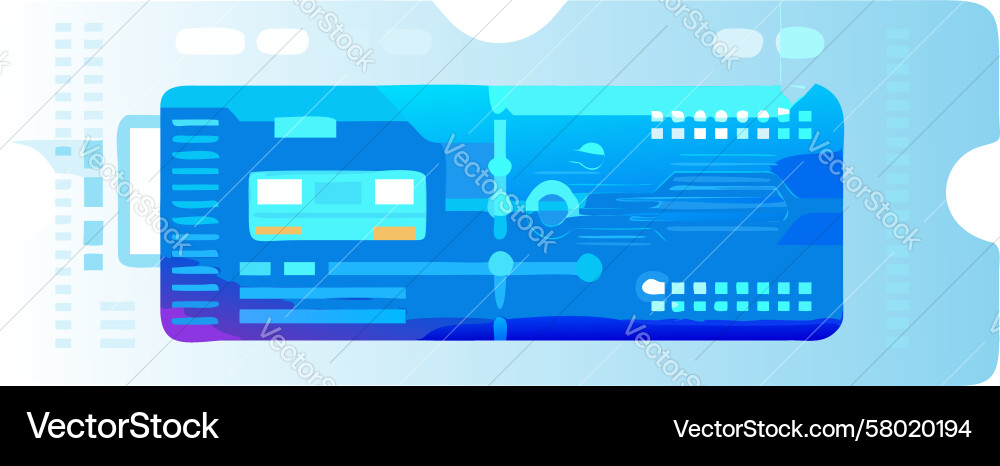 Dynamic Data Flow Arrow Vector Image