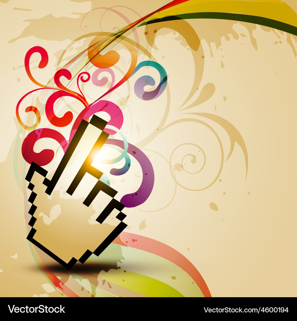 Hand pointer Vector Image