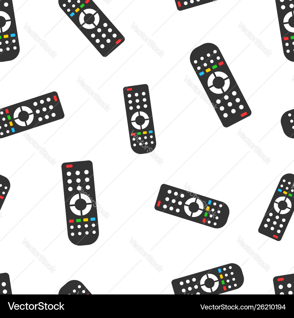 Remote control icon seamless pattern background Vector Image