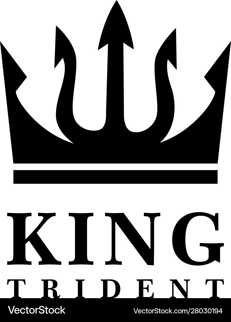 Trident Poseidon Logo – Royalty-Free Vector | VectorStock, image size:774x1080