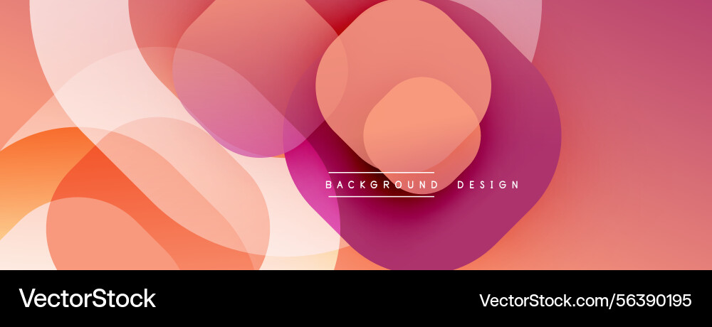Abstract colorful circles overlap creating soft Abstract colorful circles overlap creating soft vector image