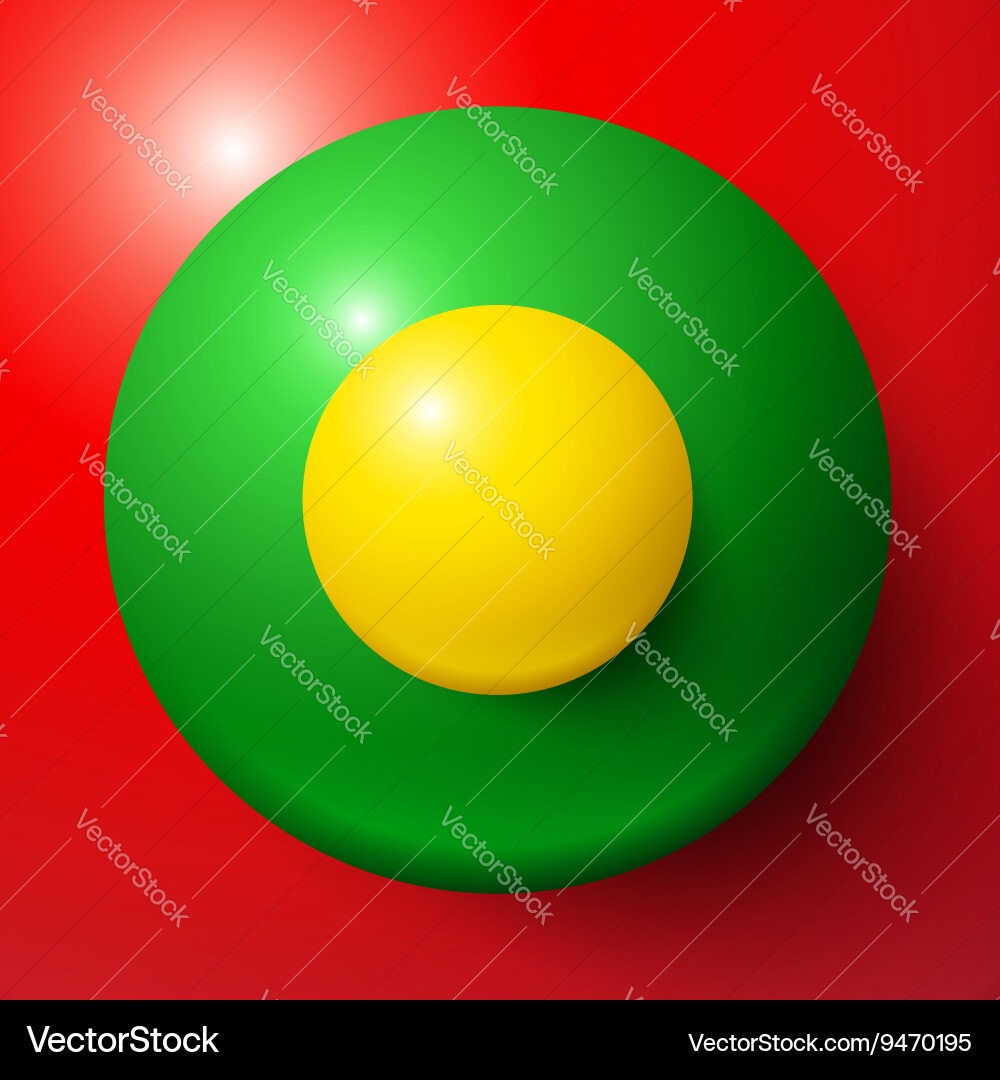 Abstract minimal frame with colorful balls Vector Image
