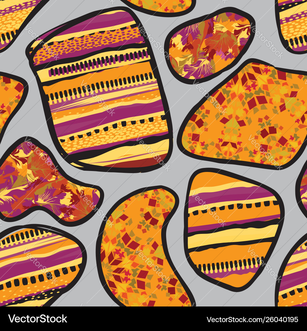 Abstract mosaic sheet seamless pattern lines Abstract mosaic sheet seamless pattern lines Vector Image