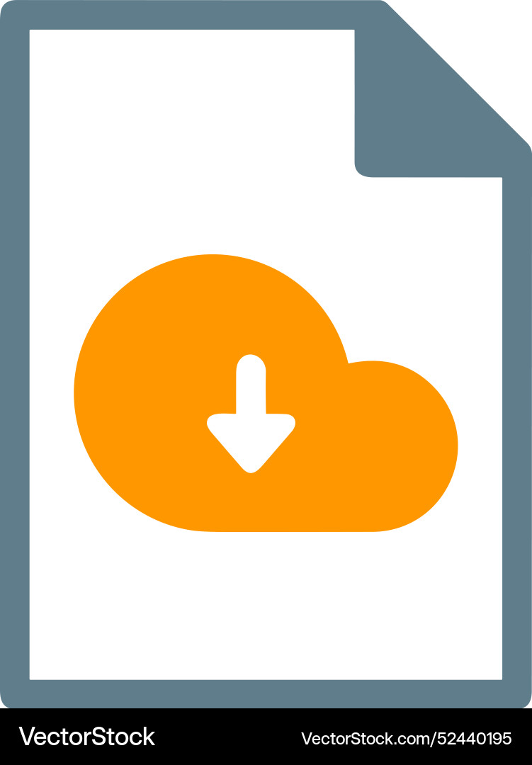 Cloud storage icon symbol image of the database Cloud storage icon symbol image of the database Vector Image