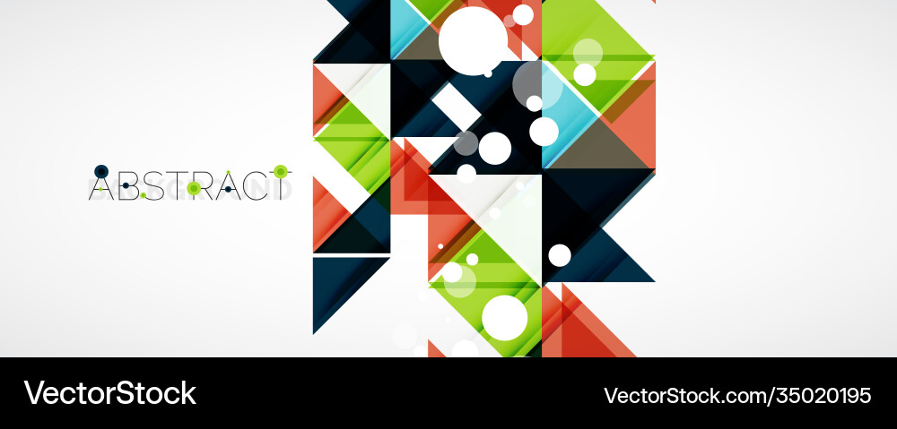 Geometric abstract background techno color Geometric abstract background techno color Vector Image