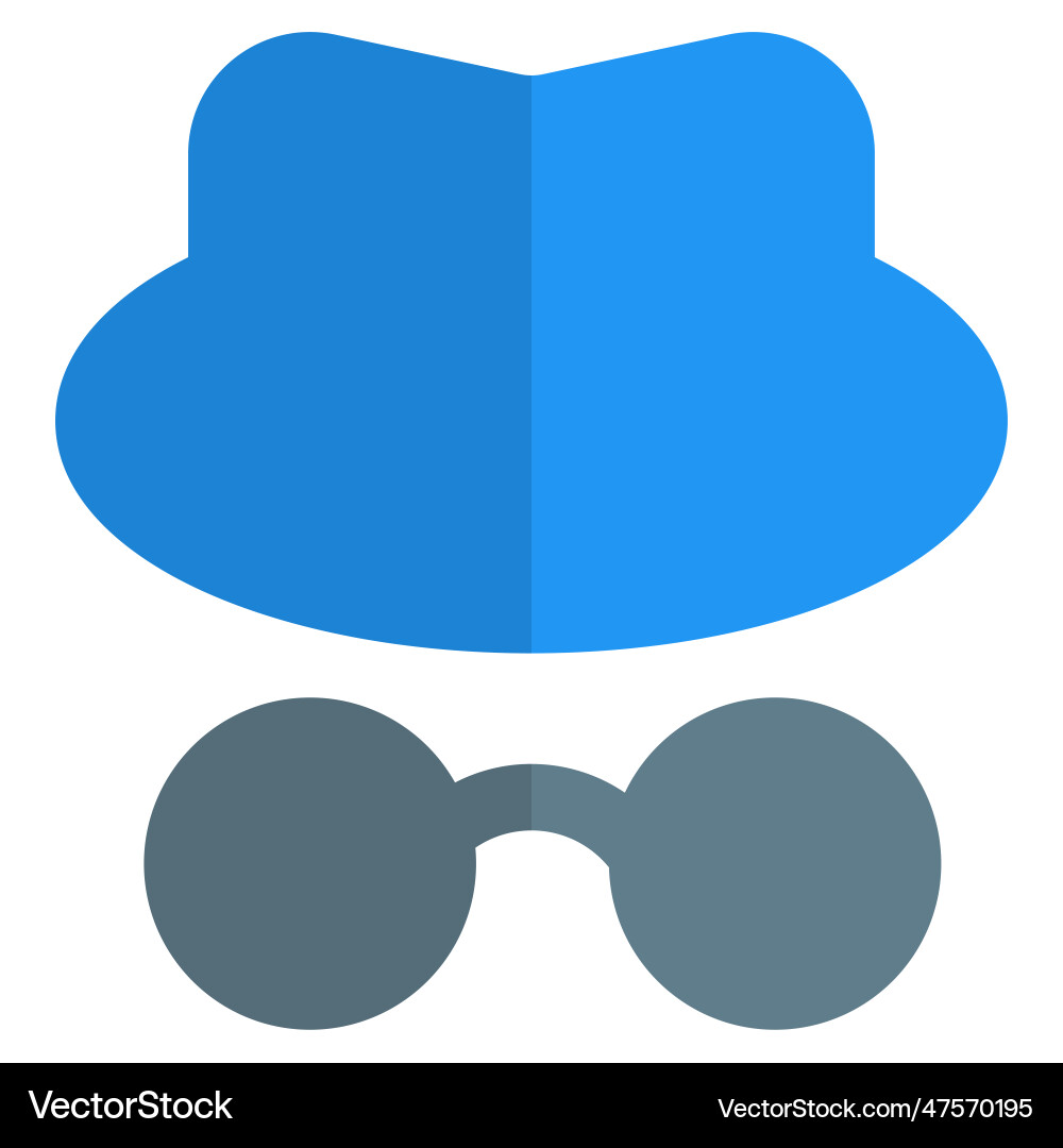Hacker with head cap and spectacles vector image