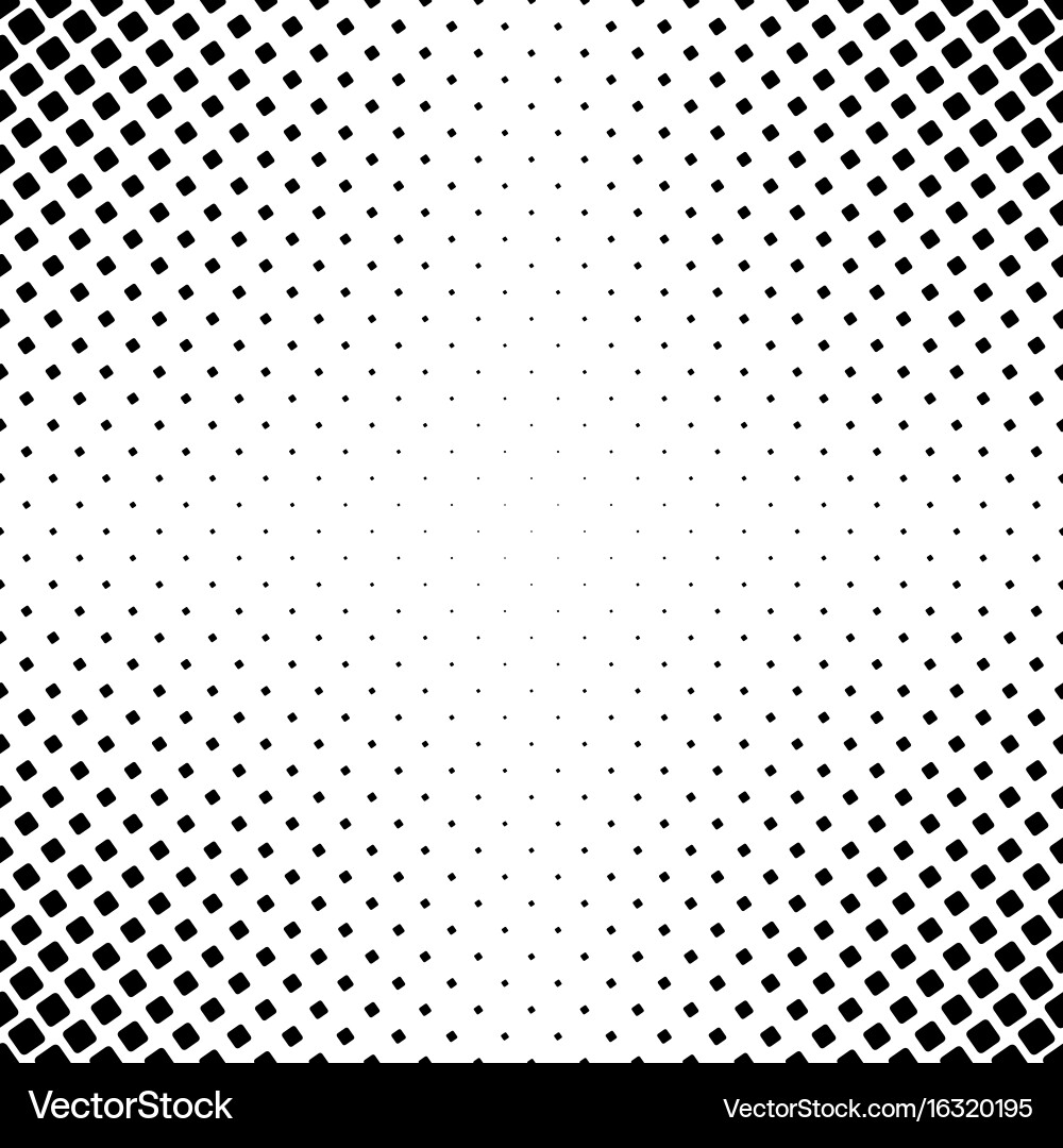 Monochrome square pattern - abstract background vector image