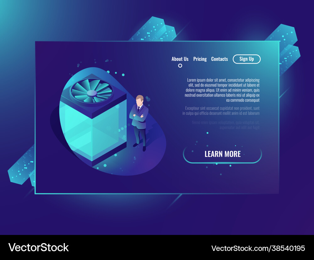 Neural network concept development artificial Neural network concept development artificial vector image