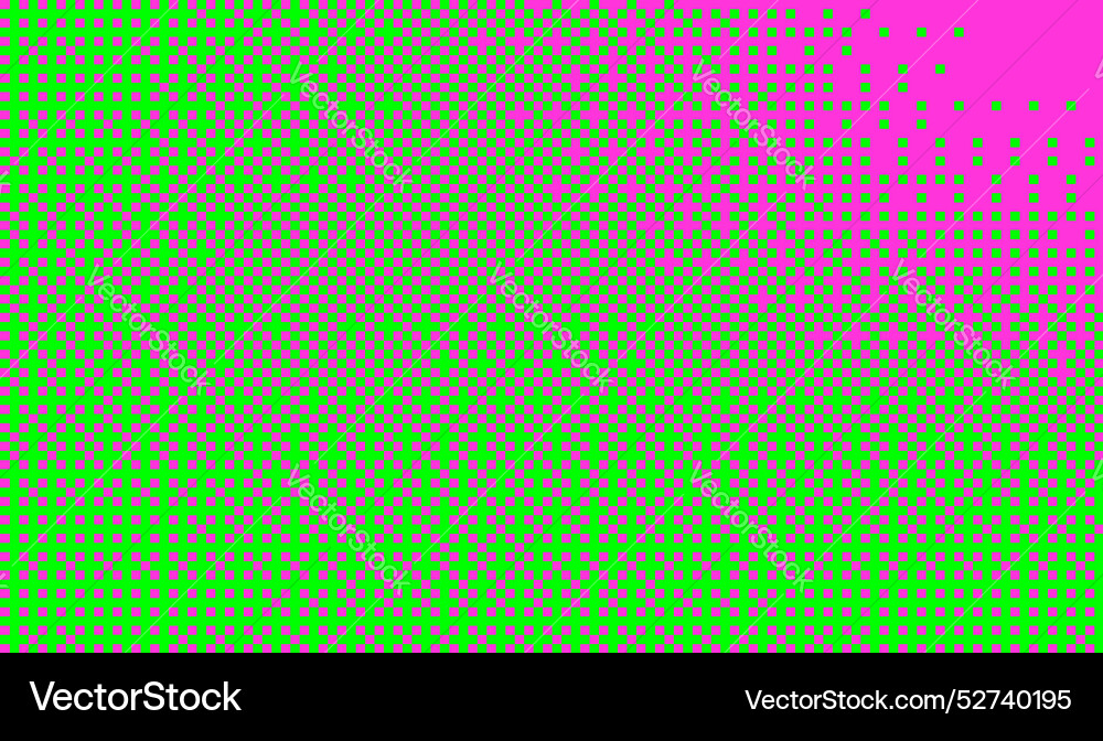Pixelated bitmap gradient texture neon green Pixelated bitmap gradient texture neon green vector image