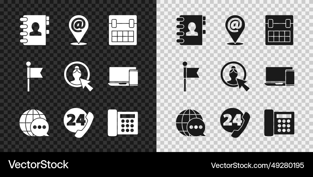 Set address book location and mail e-mail Set address book location and mail e-mail vector image