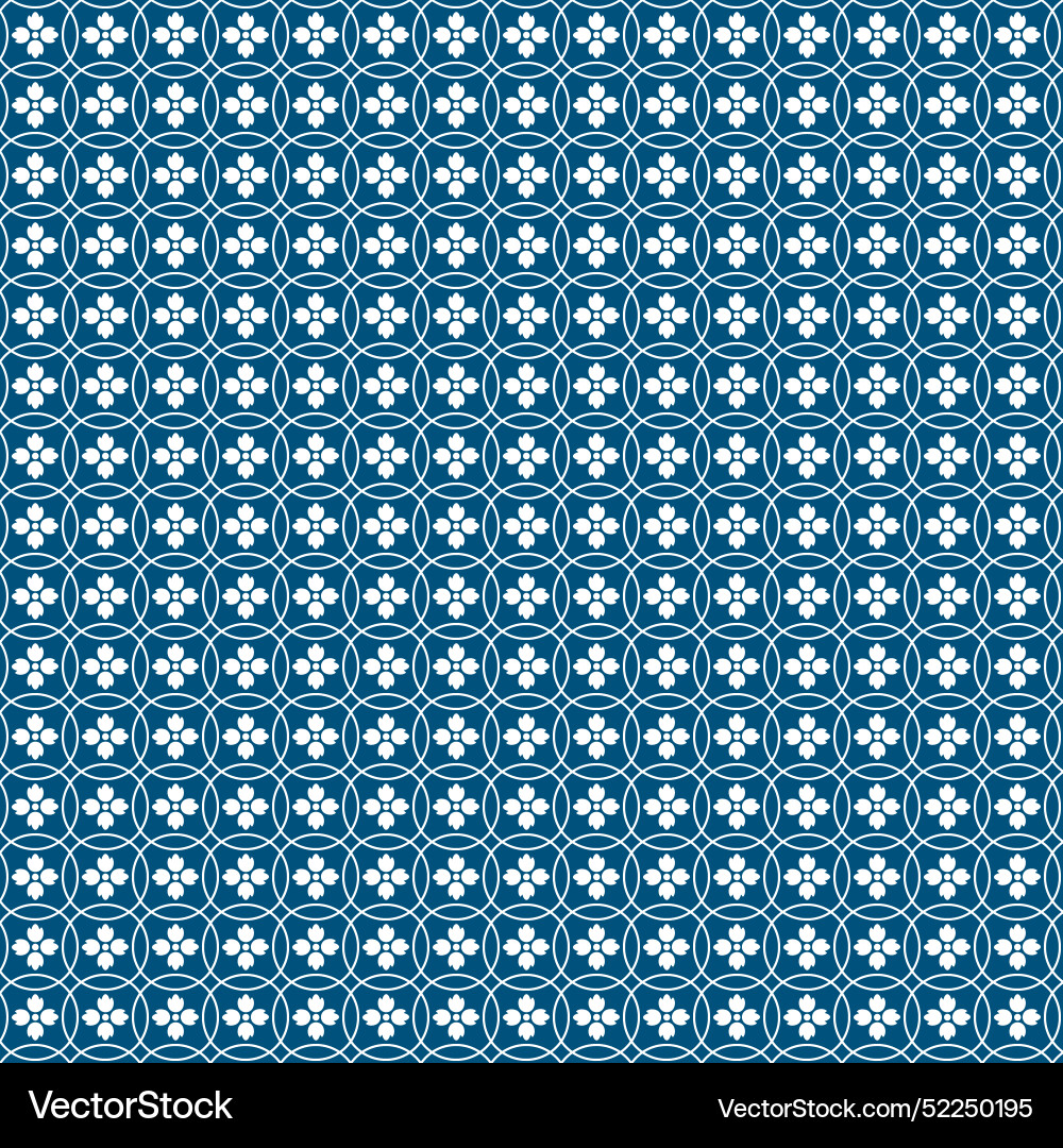 Shippo japanese geometric seamless pattern Vector Image