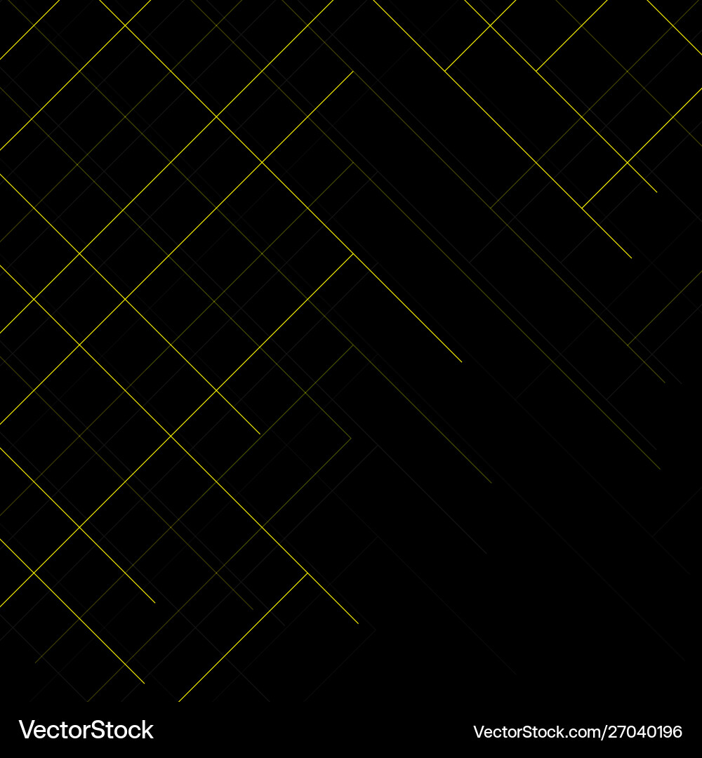 Abstract background lines with glow points vector image