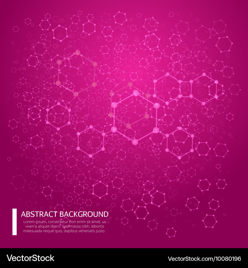 Abstract background with dotted grid and poligonal vector image