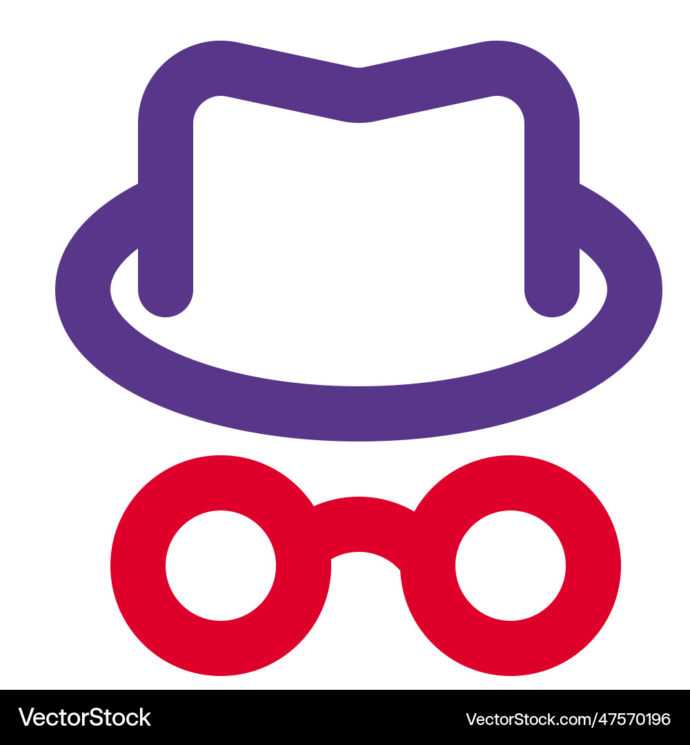Hacker with head cap and spectacles vector image