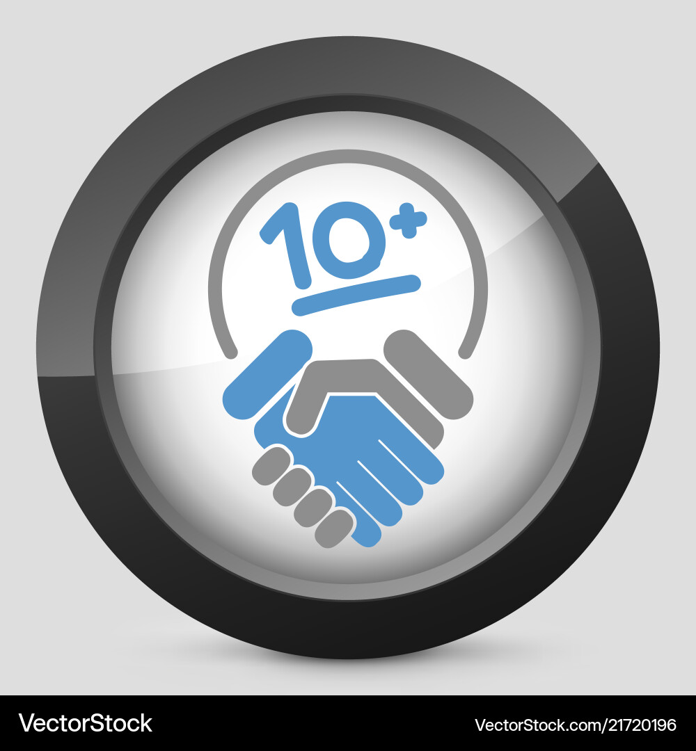 Handshake for maximum results Handshake for maximum results Vector Image