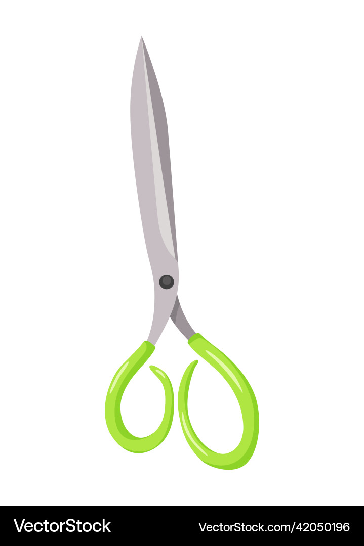 Scissor icon hand drawn professional sharp Vector Image