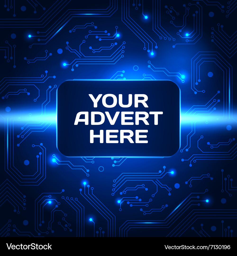 Technology background with circuit boards elements vector image
