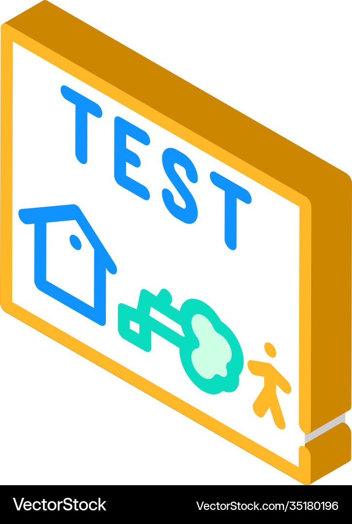 Test house tree child glyph icon Test house tree child glyph icon vector image