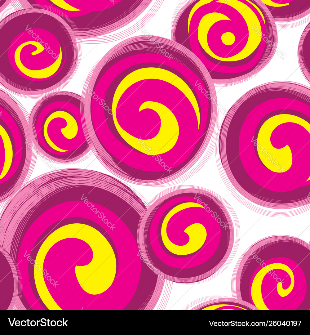 Abstract pattern with round shape forms in retro Abstract pattern with round shape forms in retro vector image