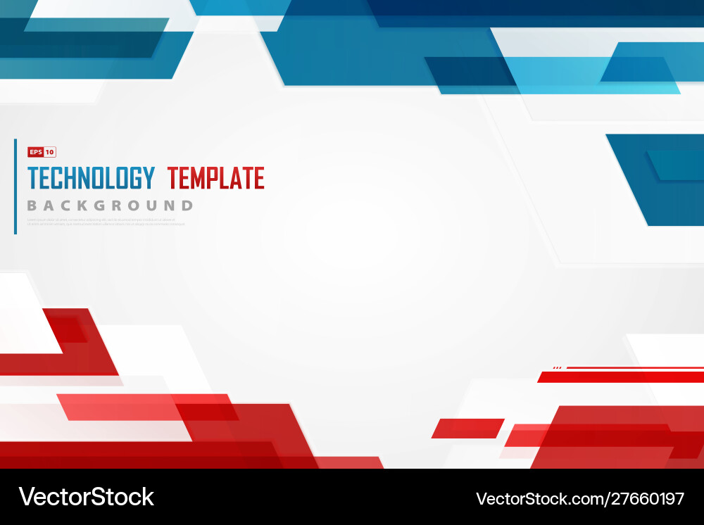 Abstract Tech Background vector image
