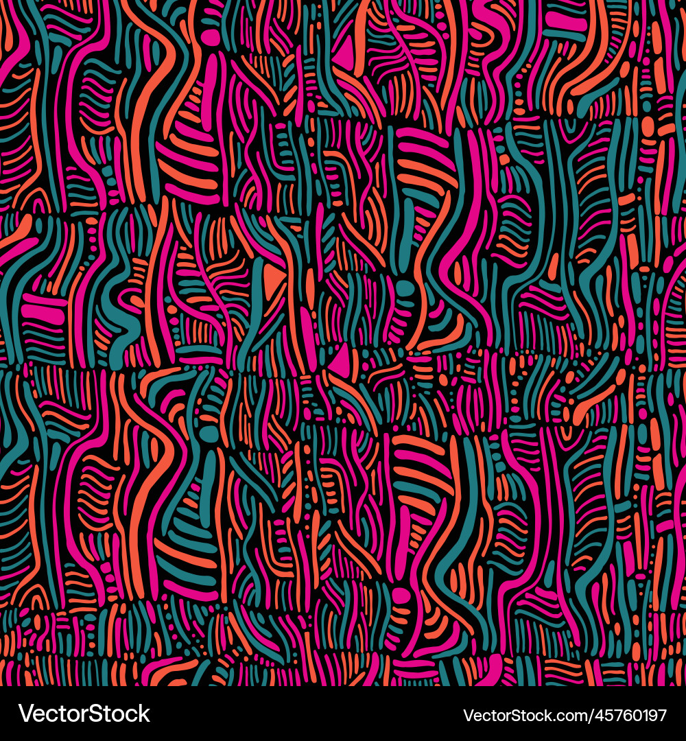 Bright abstract seamless pattern with many simple Bright abstract seamless pattern with many simple vector image