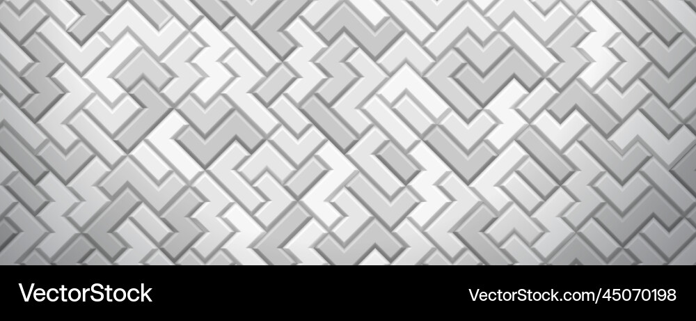 Geometric Block Pattern vector image