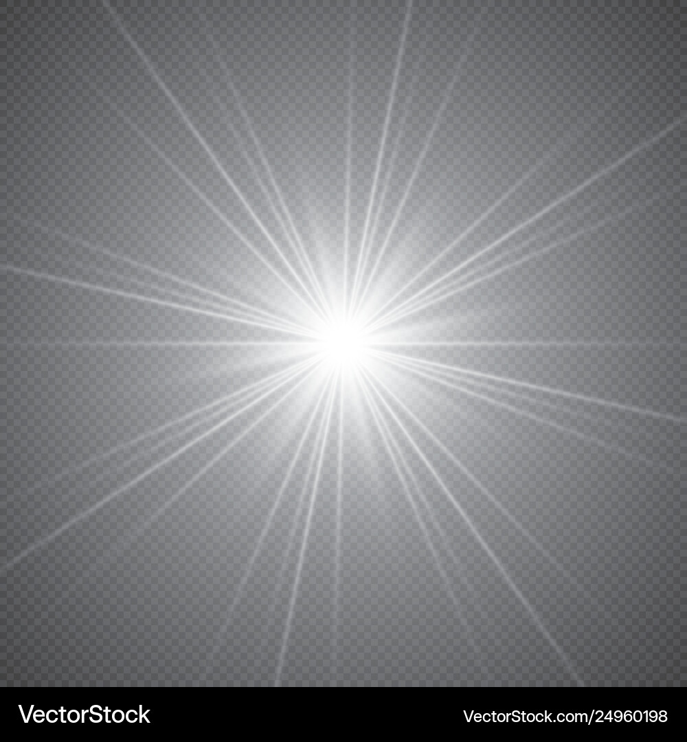 Light effect glow Royalty Free Vector Image - VectorStock