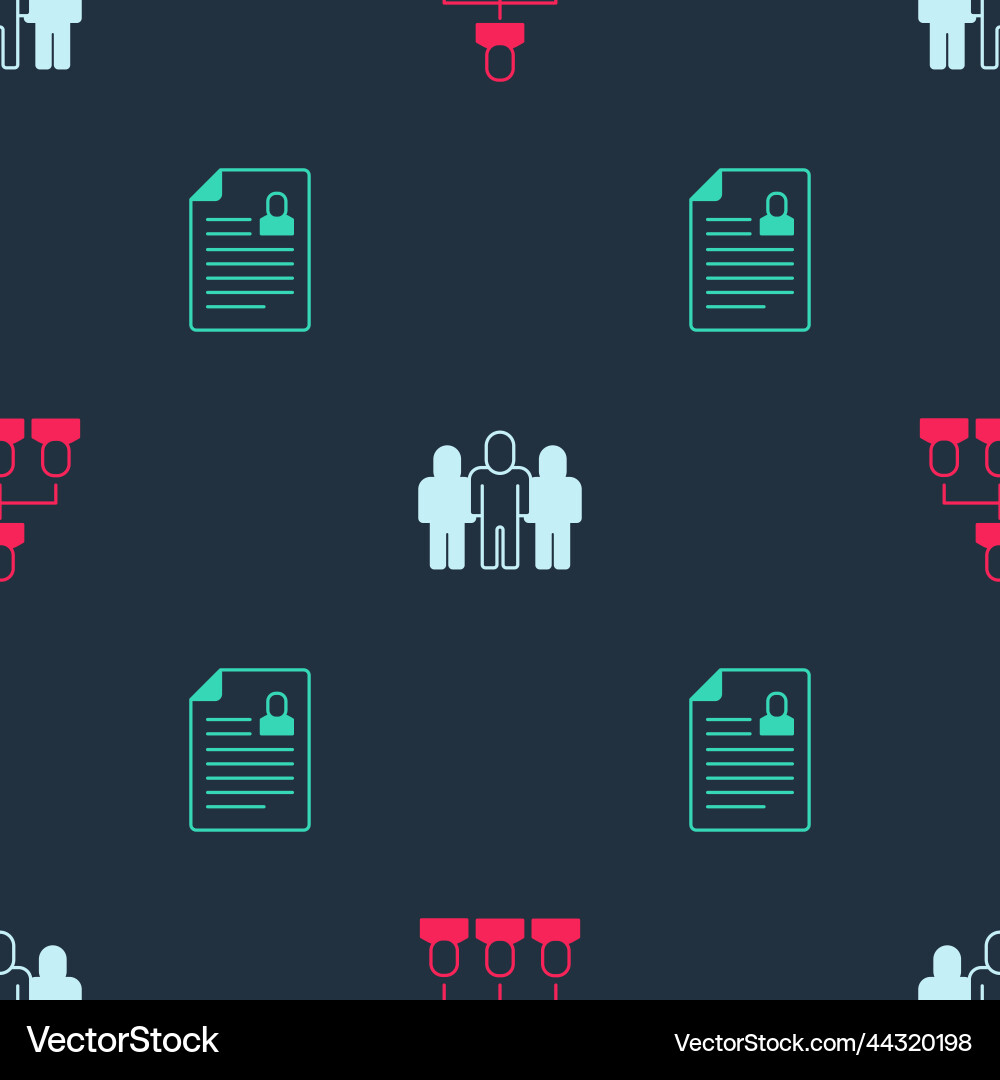 Set employee hierarchy project team base Set employee hierarchy project team base Vector Image