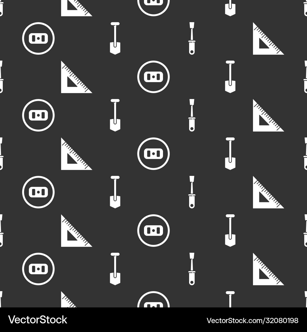 Set screwdriver triangular ruler electrical Set screwdriver triangular ruler electrical Vector Image