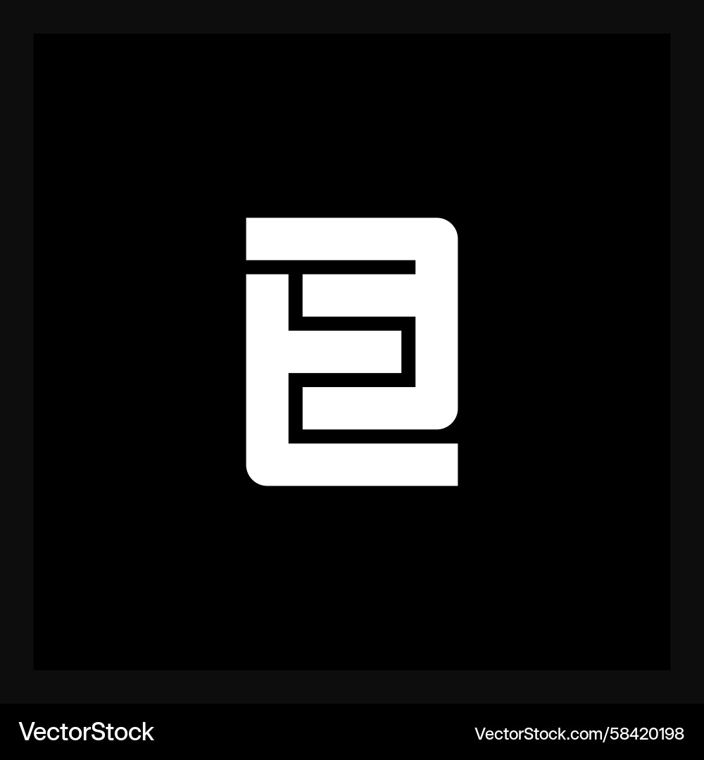 T3 Monogram Logo Vector Image