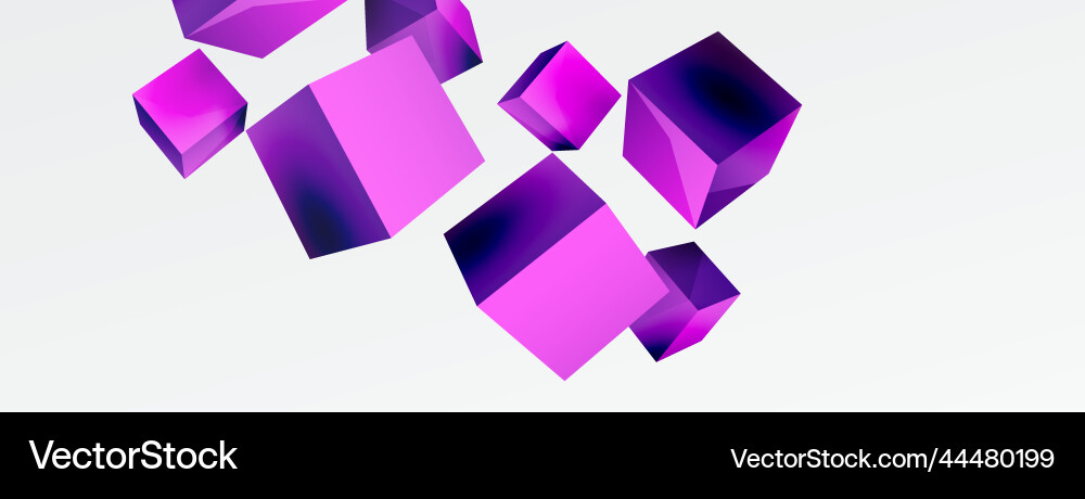 3d cubes abstract background composition 3d cubes abstract background composition Vector Image