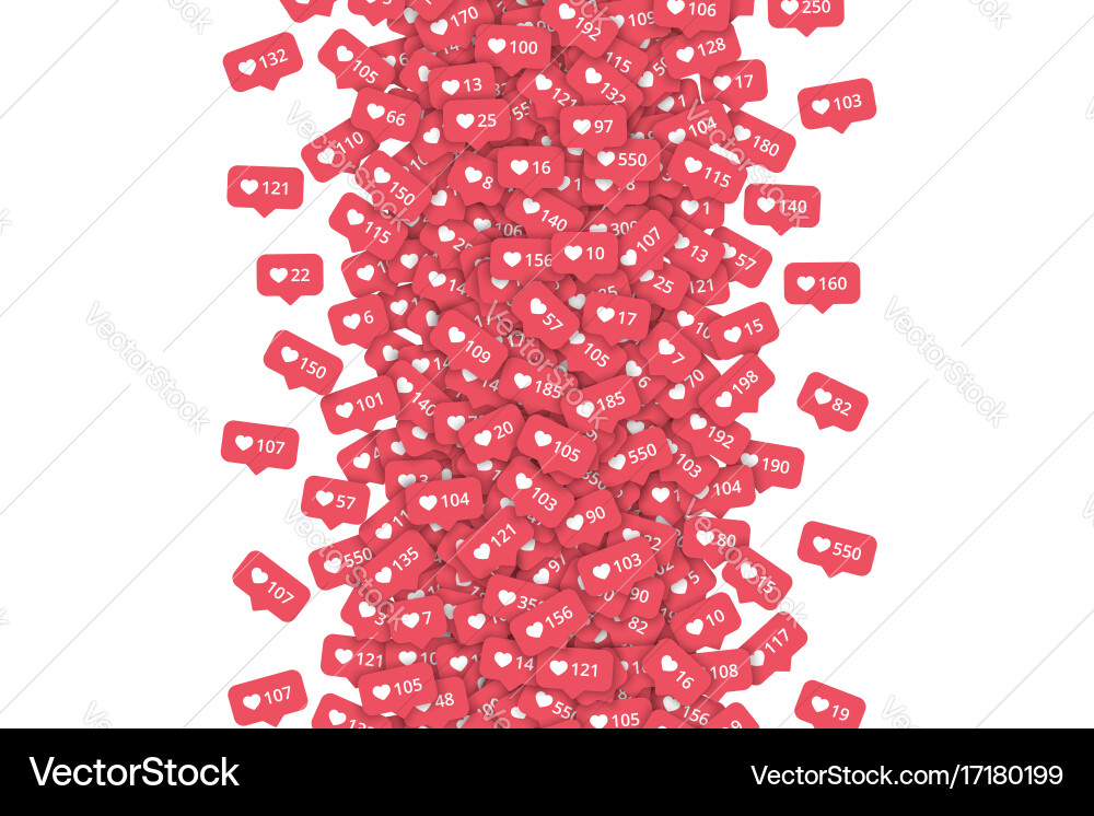 3d like counter icons abstract background vector image