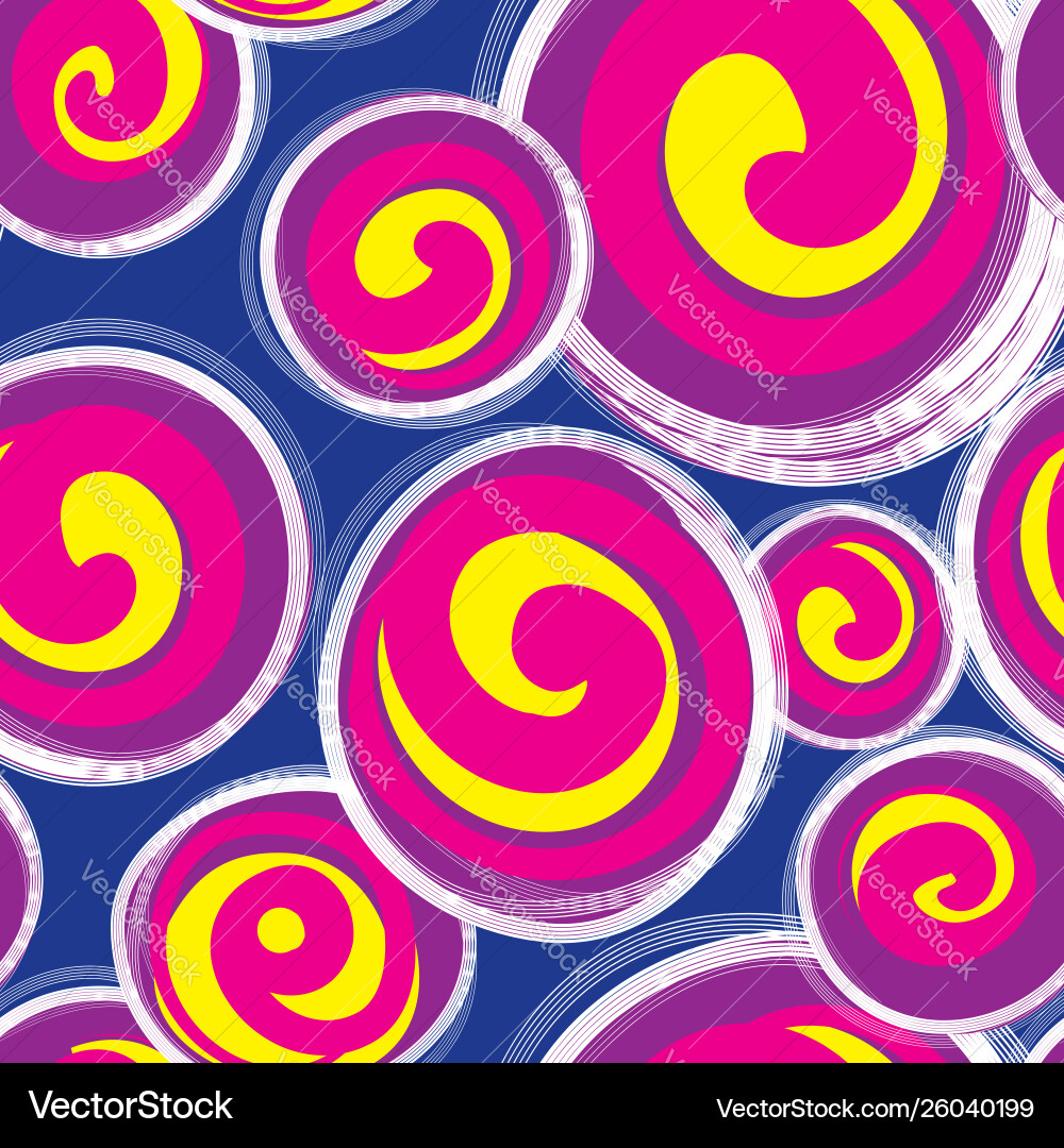 Abstract pattern with round shape forms in retro Abstract pattern with round shape forms in retro vector image